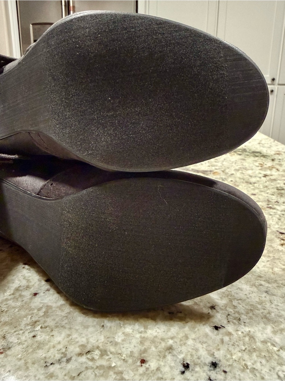 Not Rated “B Dad” Heeled Boots In Charcoal (NWOT) - Picture 13 of 13